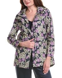NVLT - Hooded Floral Rain Jacket - Lyst