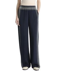 Vince - Mid Rise Placed Stripe Pant - Lyst