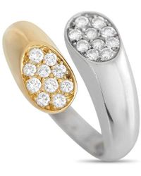 Chaumet - 18K Two-Tone 0.30 Ct. Tw. Diamond Ring (Authentic Pre-Owned) - Lyst
