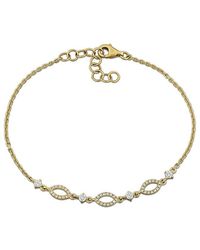 Rina Limor - 14K 0.25 Ct. Tw. Diamond Link Bracelet - Lyst