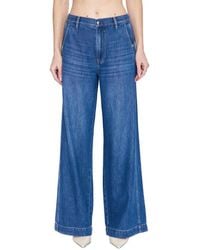 Pistola - Jadyn Imagine Low Slung Palazzo Jean - Lyst