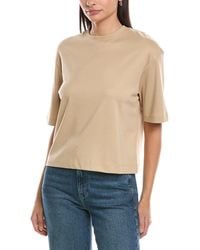 Vince - Wide Sleeve Crop T-Shirt - Lyst