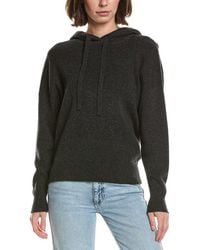 Brodie Cashmere - Ribbed Wool & Cashmere-Blend Hoodie - Lyst