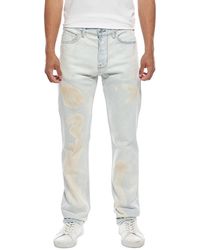 Hudson Jeans - Wes Bleached Cloud Classic Straight Jean - Lyst