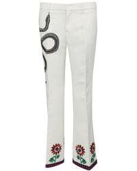 Gucci - 2015 Runway Snake Embroidered Trouser, Size It (Authentic Pre-Loved) - Lyst