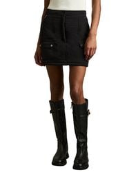 Reiss - Peyton Quilted Mini Skirt - Lyst