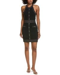 L'Agence - Anissa Button Dress - Lyst