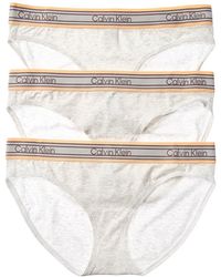 Calvin Klein - 3Pk Icon Stripe Bikini - Lyst