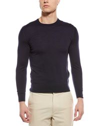Eleventy - Wool & Silk-Blend Crewneck Sweater - Lyst