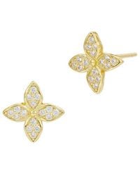 Savvy Cie - 18K Over Florets Earrings - Lyst