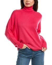 Brodie Cashmere - Textured Roll Neck Wool & Cashmere-Blend Sweater - Lyst