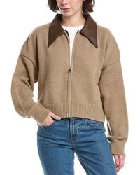 Lyra & Co - Zip Cardigan - Lyst