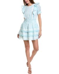 Sail To Sable - Ruffle Front Mini Dress - Lyst