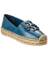 Tory Burch - Ines Leather Platform Espadrille - Lyst