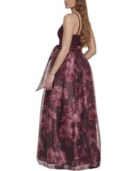 Eliza j floral organza gown deals