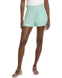 Z Supply - Dawn Smocked Brushed Jersey Short - Lyst