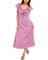 Olivia Rubin - Maggie Midi Dress - Lyst