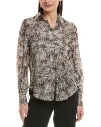 Brunello Cucinelli - Silk Blouse - Lyst