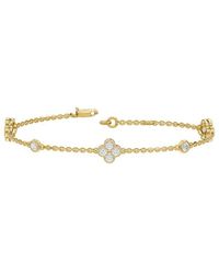 Lab Grown Diamonds - 14K 1.43 Ct. Tw. Lab-Grown Diamond Bracelet - Lyst