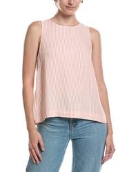 Splendid - Linen Blend Shell Tank Top - Lyst