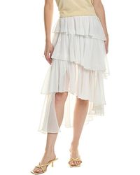 Bardot - Adelene Frill Midi Skirt - Lyst