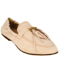 Tod's - Tod' Double T Suede Moccasin - Lyst