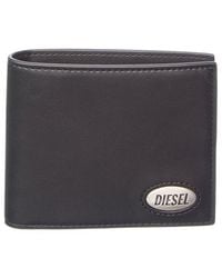 DIESEL - Leather Bifold Wallet - Lyst