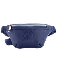Gucci - Jumbo Gg Embossed Leather Belt Bag Small (Authentic Pre-Loved) - Lyst