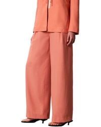 Calvin Klein - Textured Soft Tailored Pant - Lyst