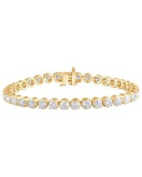 Lab Grown Diamonds - 14K 10.00 Ct. Tw. Lab Grown Diamond Bracelet - Lyst
