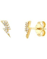HAWLEY ST - 14K 0.06 Ct. Tw. Diamond Stud Earrings - Lyst