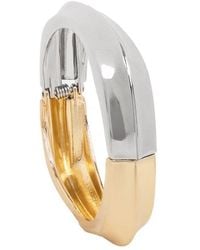 Saachi - Mixed Tone Sculptural Cuff Bracelet - Lyst