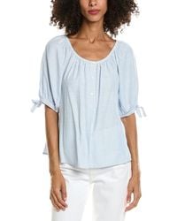 Max Studio - Tie Sleeve Blouse - Lyst