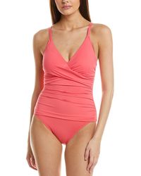 Tommy Bahama - Pearl Cross Front One-Piece - Lyst