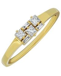 Bony Levy - Maya 18K 0.23 Ct. Tw. Diamond Stackable Ring - Lyst