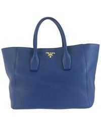 Prada - Vitello Daino Tote (Authentic Pre-Loved) - Lyst