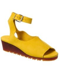 Arche - Baliko Suede Wedge Sandal - Lyst