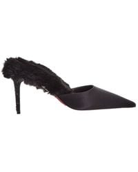 Christian Louboutin - Km 85 Satin Mule - Lyst