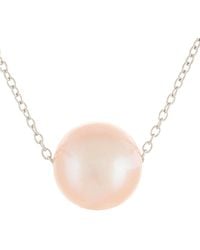 Splendid - Silver 10-11mm Freshwater Pearl Pendant Necklace - Lyst