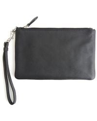 ROYCE New York - Zippered Leather Wristlet Wallet - Lyst