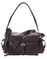 Prada - Explore Medium Re-Nylon & Leather Shoulder Bag - Lyst