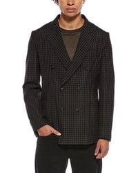 Brioni - Wool & Silk-Blend Check Pattern Blazer - Lyst
