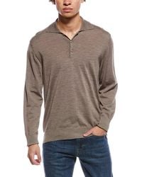 Eton - Fine Knit Wool Polo Shirt - Lyst