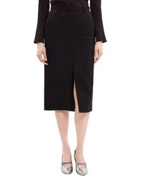 Theory - Midi Wool-blend Trouser Skirt - Lyst