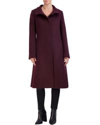Cole Haan - Stand Collar Wool-Blend Pant Coat - Lyst