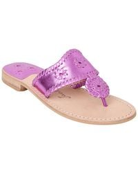 Jack Rogers - Jacks Leather Sandal - Lyst
