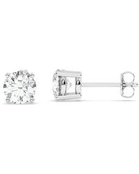 Lab Grown Diamonds - 14K 1.00 Ct. Tw. Lab-Grown Diamond Earrings - Lyst