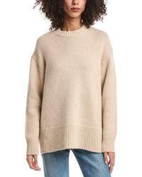 Lafayette 148 New York - Chunky Crewneck Cashmere & Wool-Blend Sweater - Lyst