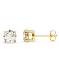 Lab Grown Diamonds - 14K 1.00 Ct. Tw. Lab-Grown Diamond Earrings - Lyst