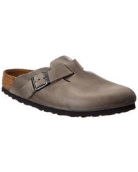Birkenstock - Boston Soft Footbed Oiled Leather Sandal - Lyst